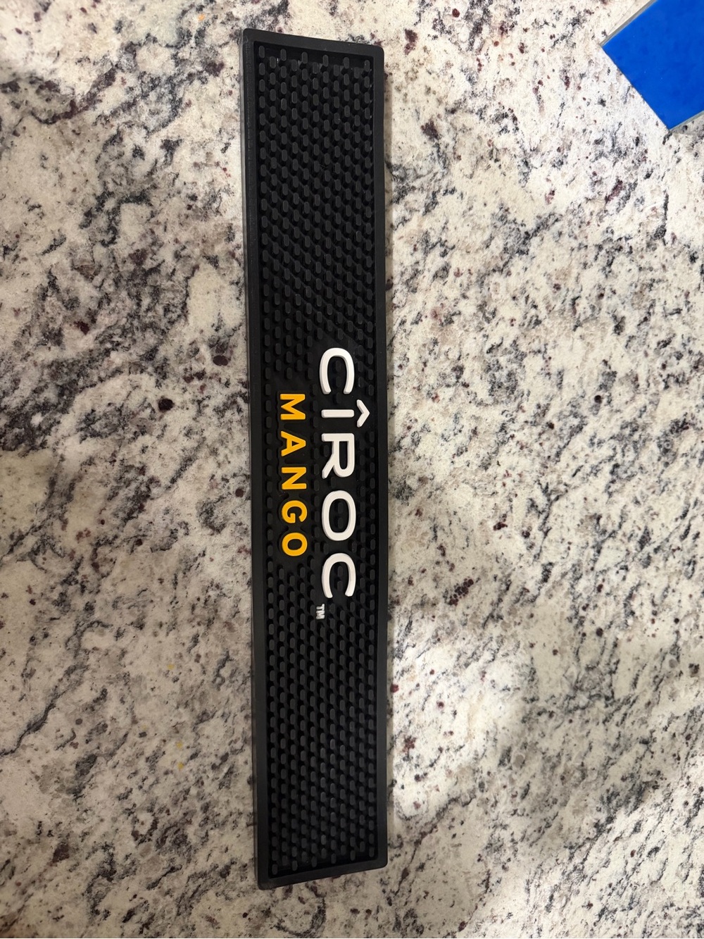 Mango Black Rubber Bar Mat